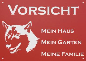 Husky | Aluminium Warnschild